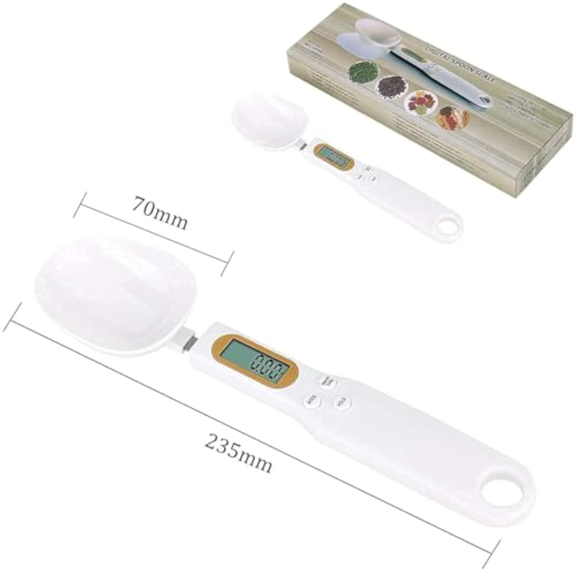 Digital Measuring Spoon Scale, 500 g/0.1 g
